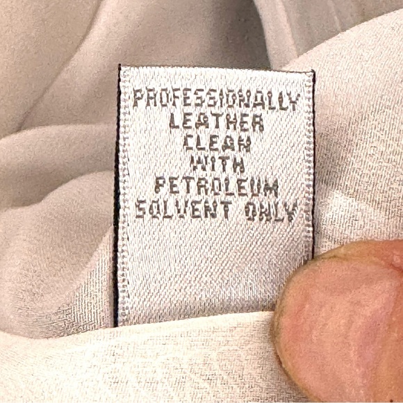 Chico’s Silver Metallic 25th Anniversary Odile Leather Jacket with Cutouts sz 16 - Picture 9 of 9